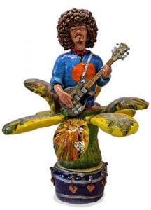 Sculpture of Carlos Santana