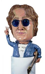 Large ceramic sculpture of John Lennon